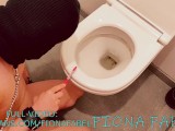 Mistress Fiona toilet cleaner