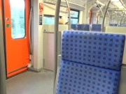 Preview 1 of Sie fängt mitten in der S-Bahn an zu blasen