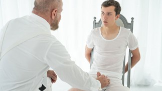 MasonicBoys - Intense dom daddy strips and strokes submissive initiate