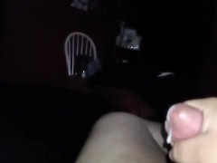 Slow motion jerk and cum 