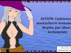 Tu ama te rescata y te folla para salvarte. JOI roleplay con una bruja.