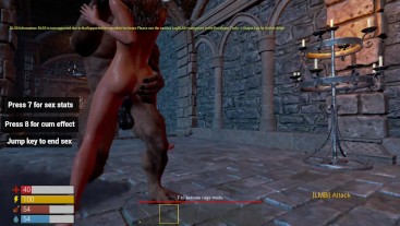 Wicked Island [v0.1] [RawDarkness] Пушистый монстр орк член часть 3