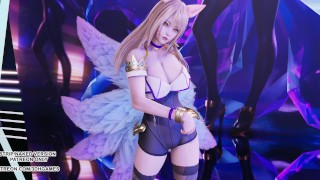 [MMD] Кара - Люпин Ахри KDA Лига Легенд Сексуальный Танец Кпоп