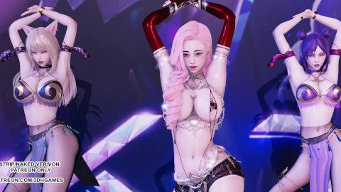 [MMD] HYUNA - Rolldeep Ahri Kaisa Seraphine League of Legends KDA Sexy Kpop Dance 17,842 viewsA