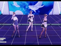 [MMD] Hurly burly Sexy Maid Hot Dance 4K 60FPS