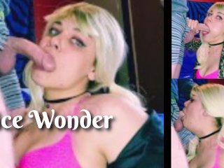 extreme deepthroat, sloppy, unbelievable blowjob, blonde