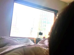 POV Public Sex in Hotel Window in New York City