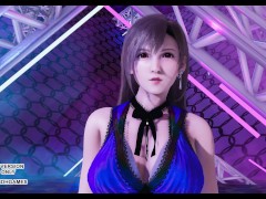 Video [MMD] T ara - NumberNine Aerith Tifa Lockhart Purple Dress Final Fantasy 7 Remake Hot Kpop Dance