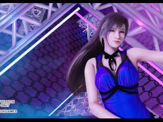 [MMD] T Ara - Nummer Nith Tifa Lockhart Paarse Jurk Final Fantasy 7 Remake Hot Kpop Dans