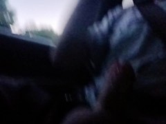 Driving with my cock out