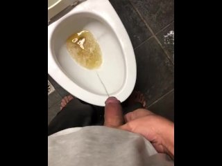 pissing, asian, big dick, needs more water