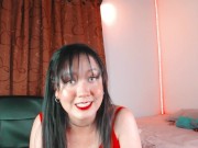 Preview 3 of POV SPH Goddess in red dress disciplines her dog with a non stop spankings session