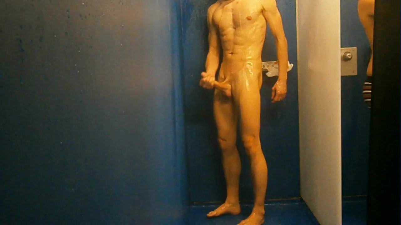Gym shower naked