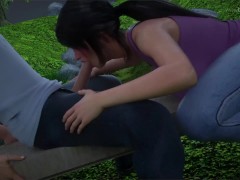 Mouth and cums deep in her throat [Milfy City - Caroline 6]