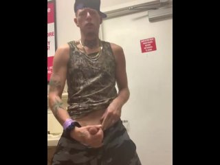 Gas station Jack off