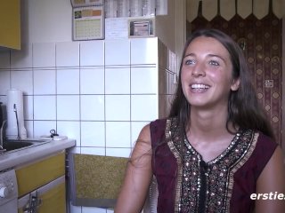 Ersties: Student Tanja Fingers Her Hairy Pussy