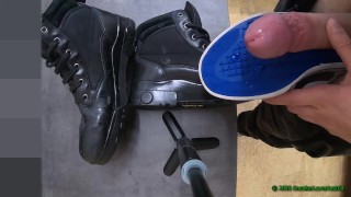 5 Cumshots on Fila Grunge Boots