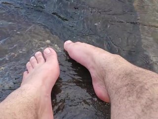 natural, public, hairy legs, outdoor