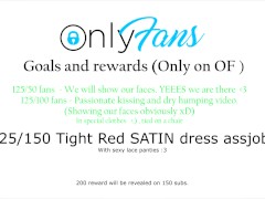 Cumming during a lapdance, black satin panties grinding cum in pants premature ejaculation