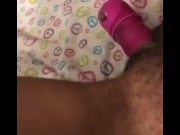 Preview 3 of Horny Teen Fucks Pussy While Talking To Daddy Pt. 1