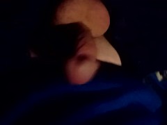 My in the car