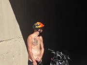 Preview 2 of We go for a bike ride, we get caught while jerking off