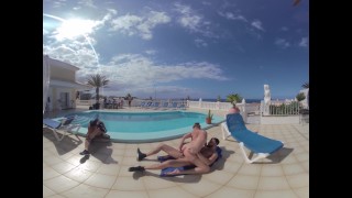 REALIDAD VIRTUAL En Tenerife a Titus Steel en un rodaje con Lady Lyne (Tenerife con Lady Lyne)