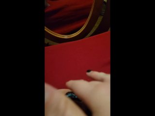 Horny milf_shows off her body before masturbating