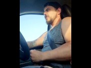 Preview 4 of Country boy jacks off while driving