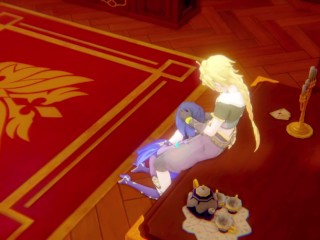 Yelan Genshin Impact 3D HENTAI v2 Part1/4