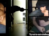 3 straight guys do try not to cum challenge while watching gays pounding on live Webcam