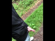 Preview 3 of Pissing and wanking in the forest