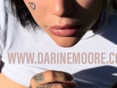 POV - Cum on my face in park / free preview