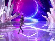 Preview 4 of [MMD] (G)I-DLE - TOMBOY Hot Kpop Dance Ahri Akali Evelynn Kaisa League of Legends KDA