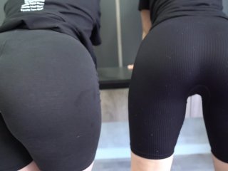 point of view, big ass, step sisters, rough sex