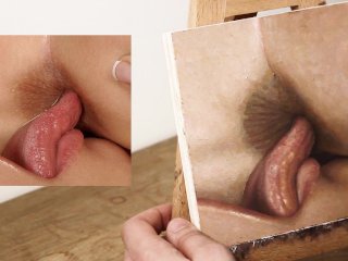 anal, art, ass licking, ass