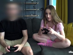 Video A Game Of Console With A Stepsister Turned Into A Hard Fuck Of Her Narrow Pussy - Anny Walker