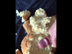 Cum on bread - Screenshot 10 of 16 - Bread Masturbation