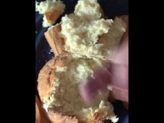 Cum on bread - Screenshot 15 of 16 - Masturbate