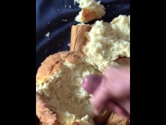 Cum on bread - Screenshot 4 of 16 - Bread Masturbation