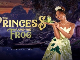 Ebony Babe Lacey London Comme PRINCESS Tiana Devient Frog into Amant VR