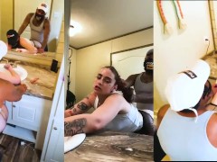 TRIPLE SPLIT SCREEN CAMERA VIEW BATHROOM BACKSHOTS COMPILATION MIX!!!!