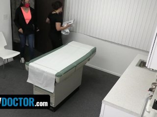 Perv Doctor - Sexy Patient Gets Down On Her Knees Sucking Doctor Cock To Clear Her After Injury screenshot number 0