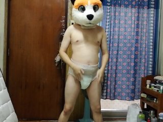 Play time with diaper