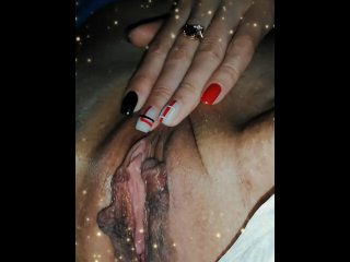 Preparing my pussy for night pleasures. The husband loves to lick her completely atnight.