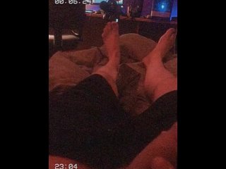 Jerking off in my bed