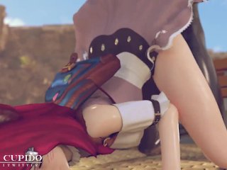 [Blacked] Ahri fast sex onthe promenade[Grand Cupido]( League of_Legends )