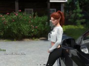 Preview 1 of Summer Heat: Hot Sexy College Girl On A Summer Campus In The Woods, 3D-Ep4