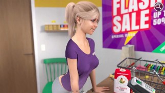 Летняя жара: Парень Покупает Презервативы У Сексуальной Продавщицы В Продуктовом Магазине-Ep6