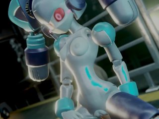 cumshot, robot sex, anime, metabots